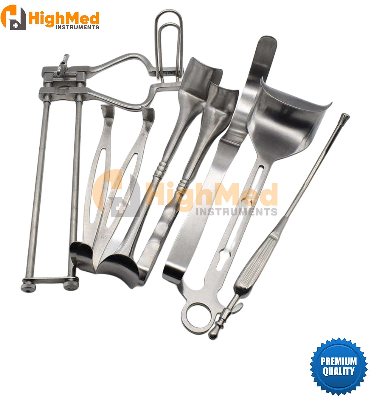 Basic Vagina Surgical Instrument Set 7 Pcs Kit Gynaecology Exam Instruments Set