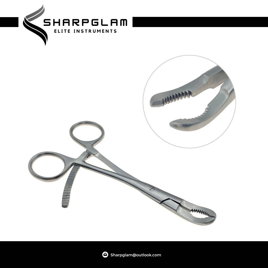 Phalanges Toothed Reduction &Bone Forceps 5.5″ Orthopedic Veterinary Instruments