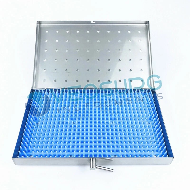 Titanium Blue Coated Microsurgery Ophthalmic Instrument 7pcs Set With Tray