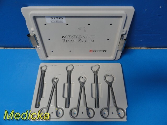 Linvatec Concept Arthroscopy Rotator Cuff Repair System Instrument Set ~ 32413