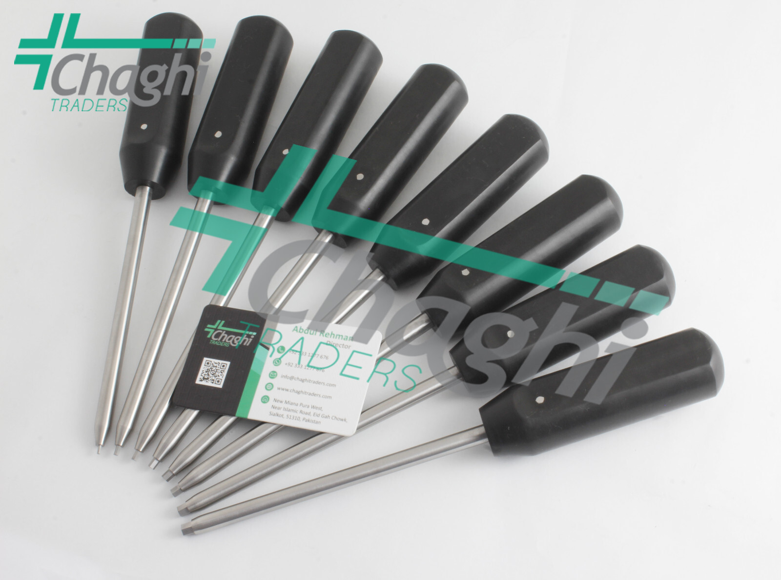 Screw Driver Hexagonal 1.5 mm to 5.0 mm 8 PCs Set Veterinary orthopedics Chaghi
