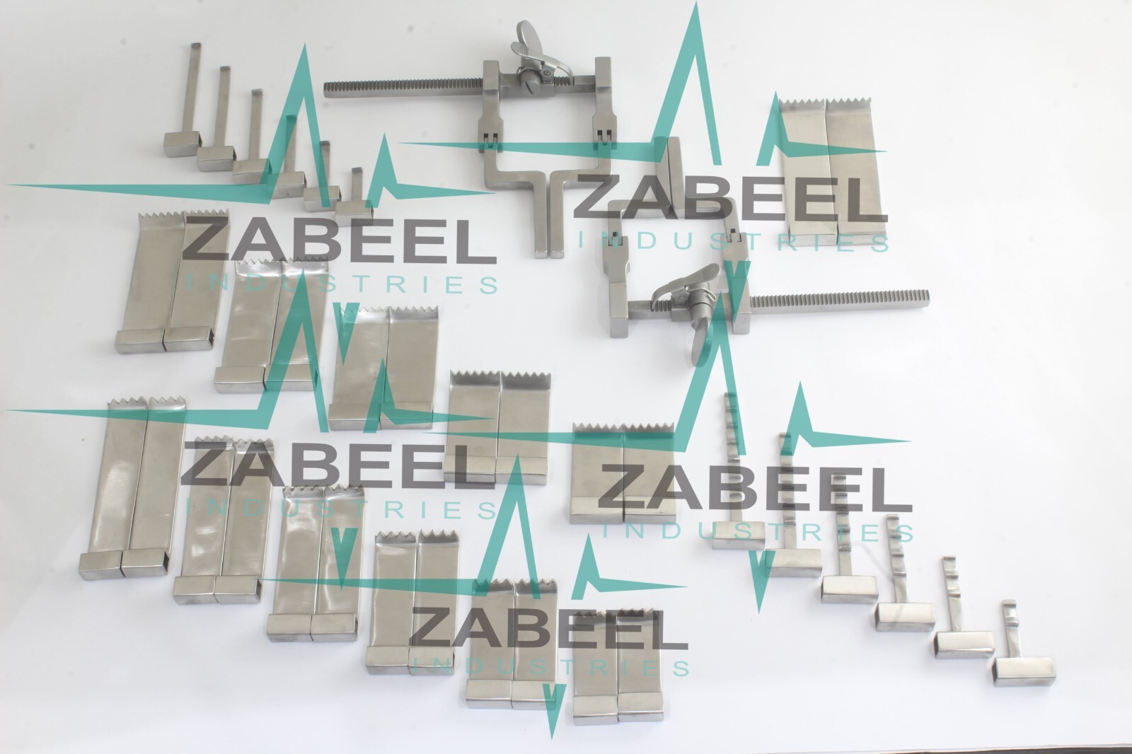 McCulloch Micro Discectomy Lumbar Retractor 38 PCs Silver Set By ZaBeel