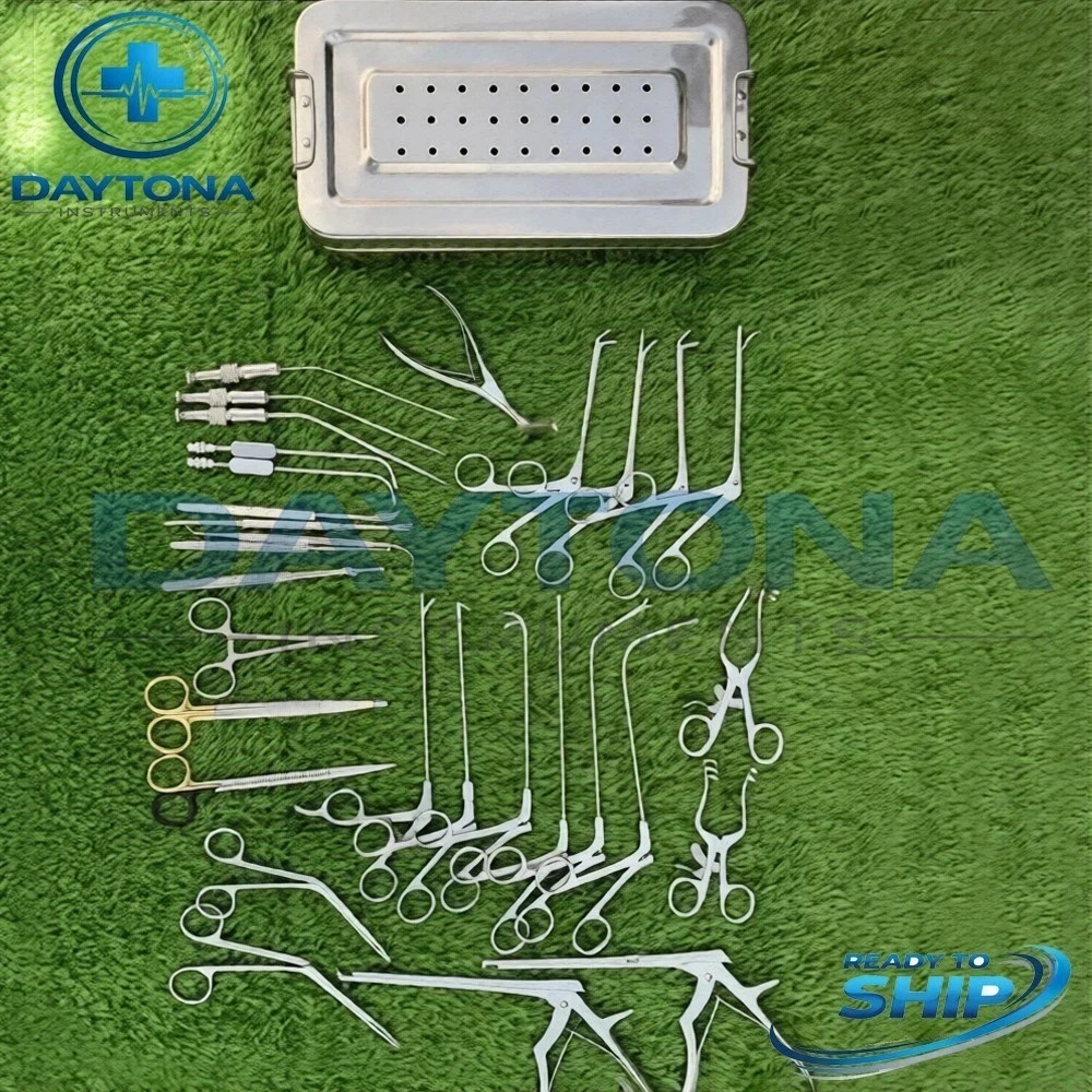 Fess Instruments Set, Complete Set of Endoscopic Sinus Surgery Instruments