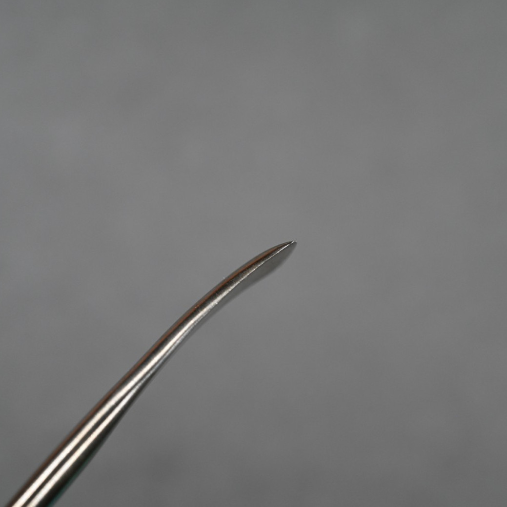Aesculap MF405R Cushing Periosteal Elevator 15 mm Round Sharp Tip 7 1/4 in
