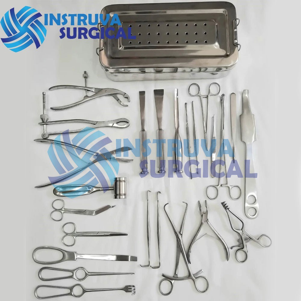 Orthopedic Surgery Instruments Set 25 Pcs A+ German Stainless Steel Surgical Kit