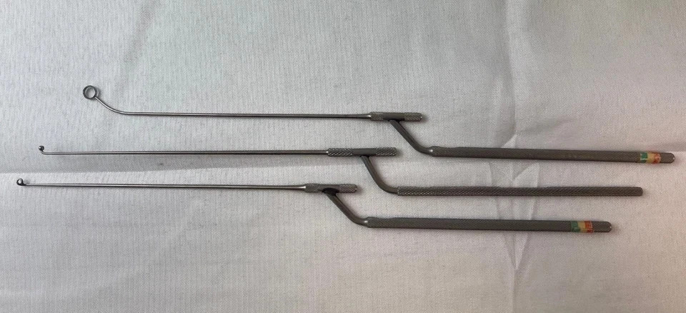 Set of 18 Codman Mizuho Aesculap Transsphenoidal Dissector Instrument Set w Case