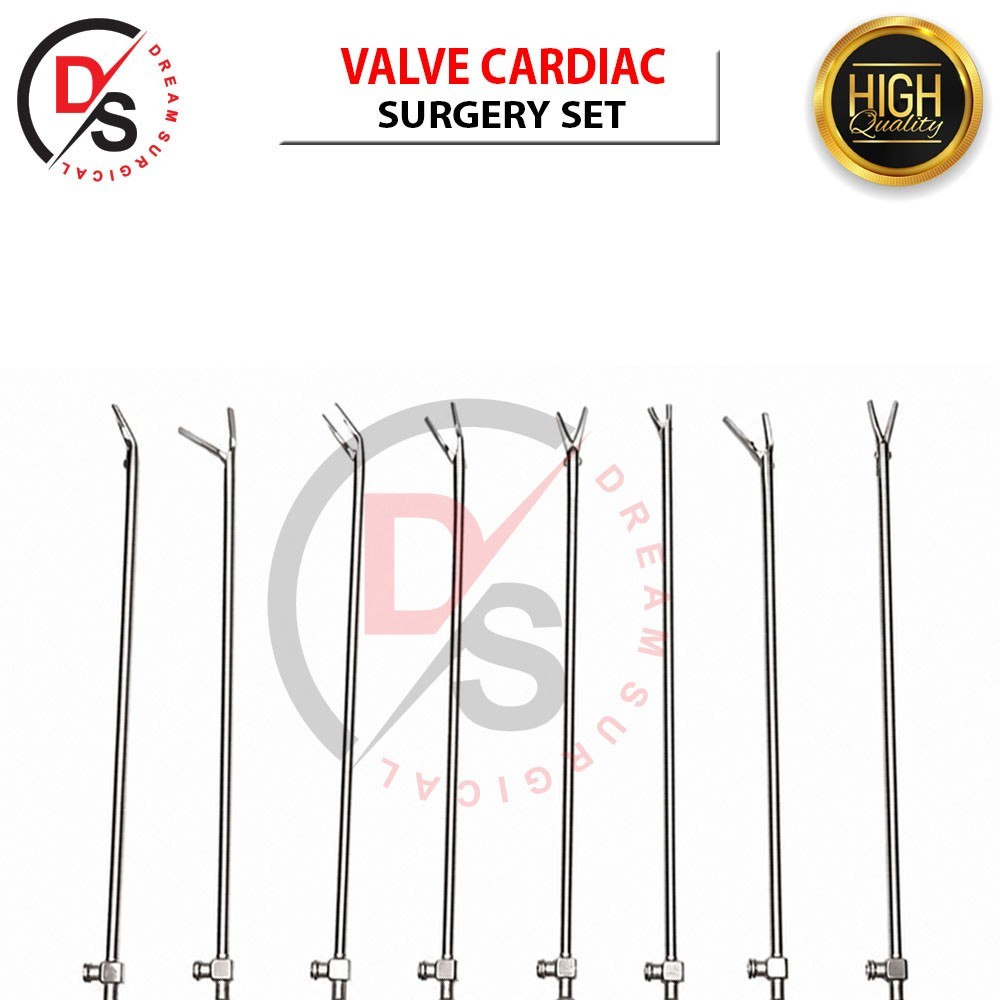 Valve Cardiac surgery Premium Quality 8 pcs Surgical Instruments Set
