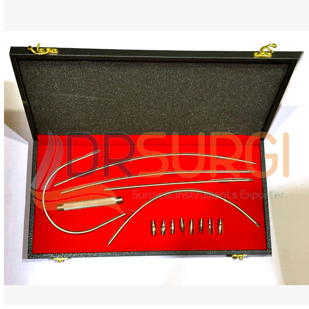 Vascular Set Fistula Tunneler Set Fistula Surgery Instruments with Hard Case