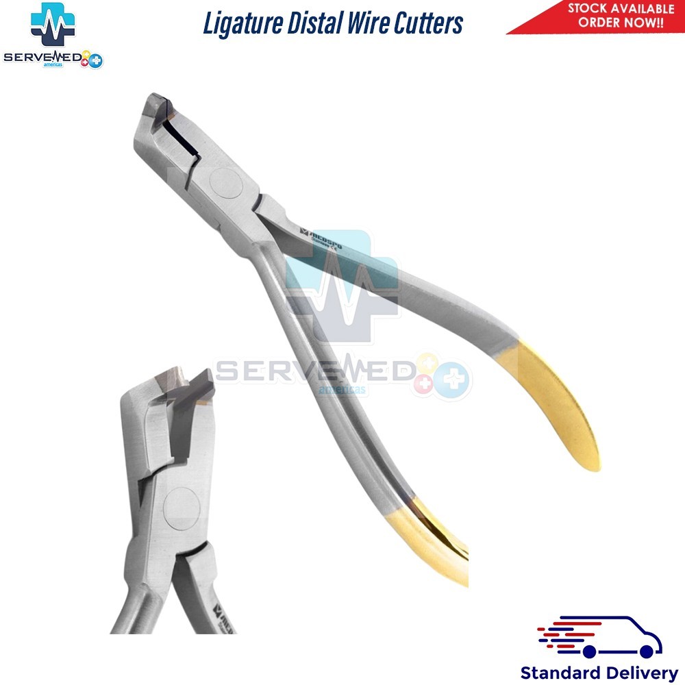 Orthodontic Ligature Distal Wire Cutters Dental Ortho Pliers Band Pusher Tweezer