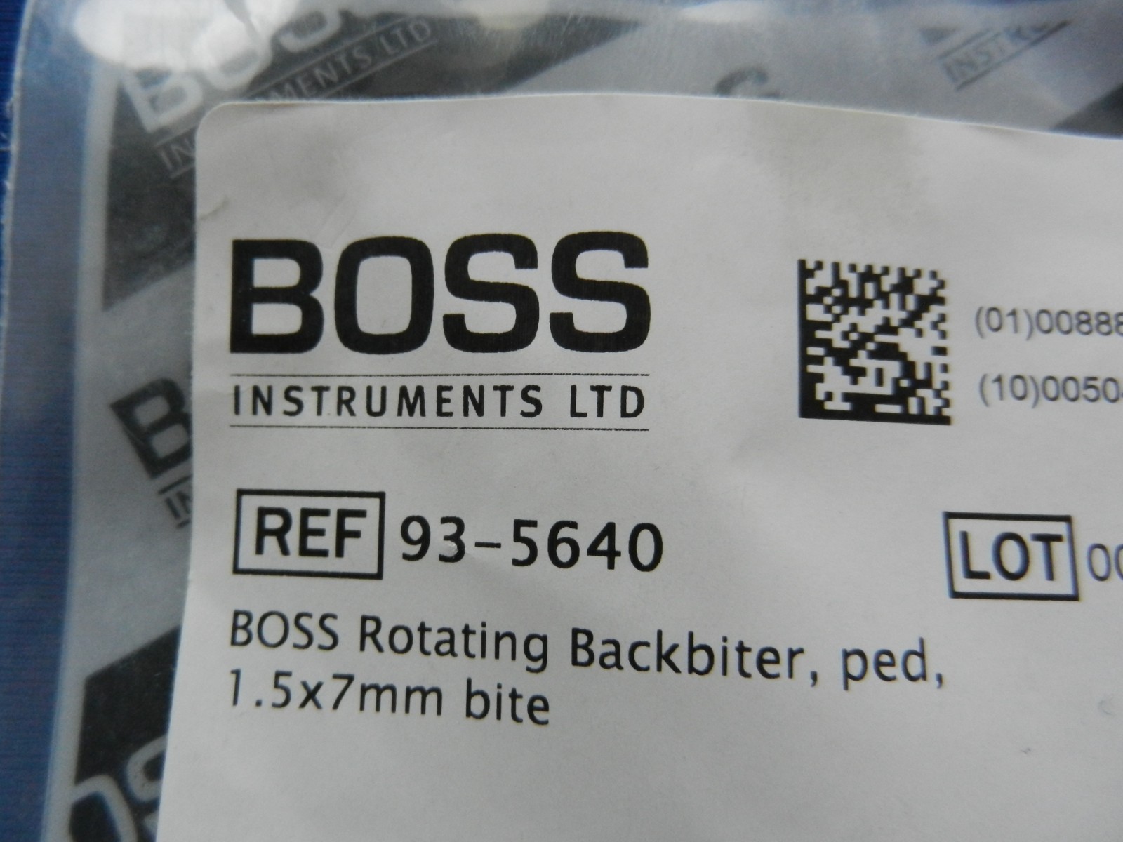 Boss 93-5640 Rotating ENT Backbiter 1.5mm x 7mm