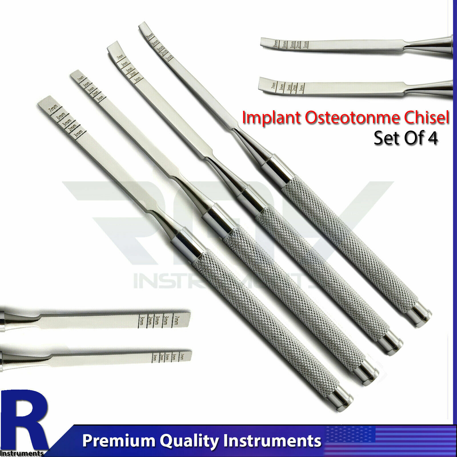 Dental Osteotome Chisels Splitting Bone Rongeur Friedman Pliers Orthodontic Tool