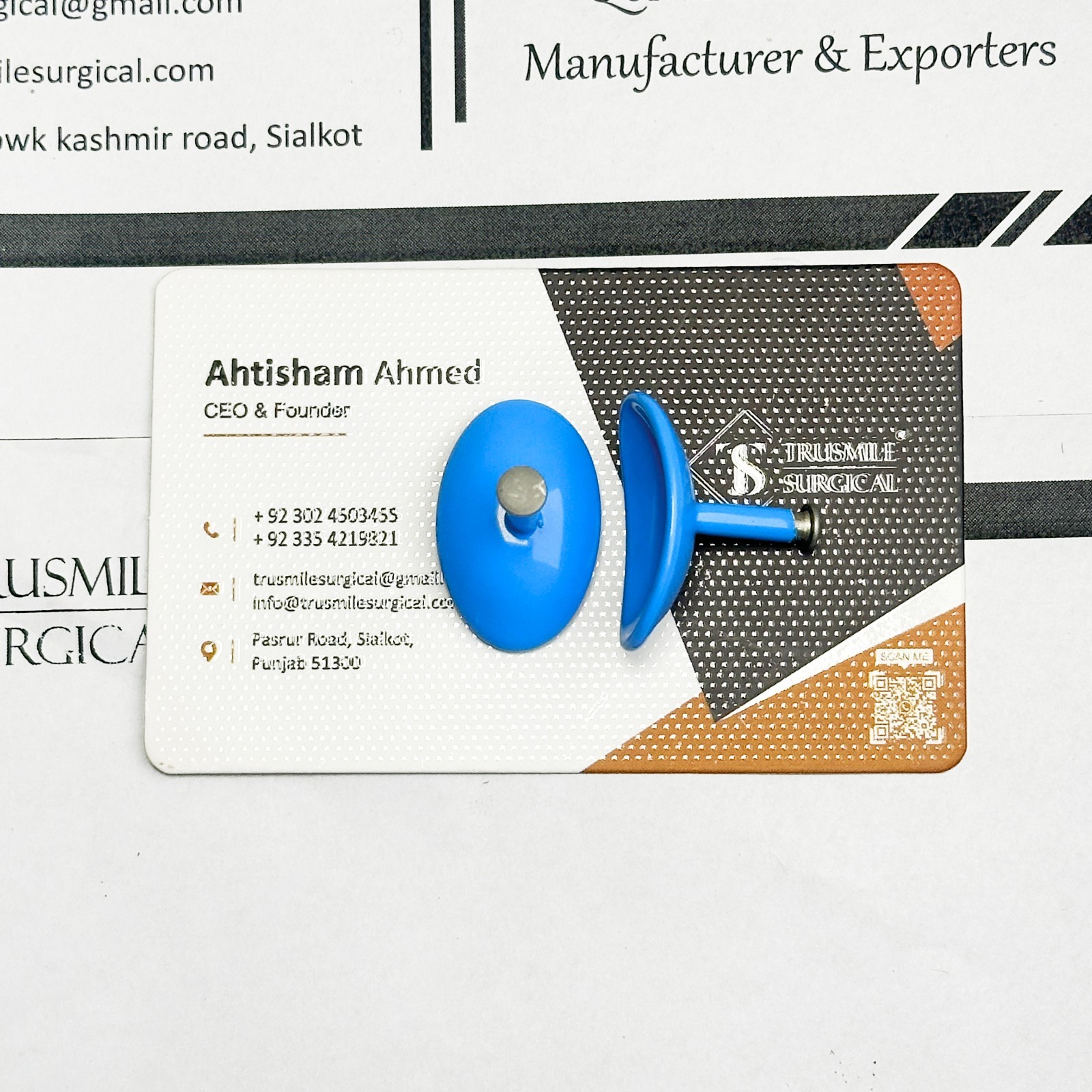 Stainless Steel Corneal Eye Shield Medium With Electro Coated Laser Protector