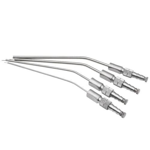 FRAZIER SUCTION TUBE SET OF 8 TUBES ASPIRATOR DENTAL ENT SURGICAL INSTRUMENTS