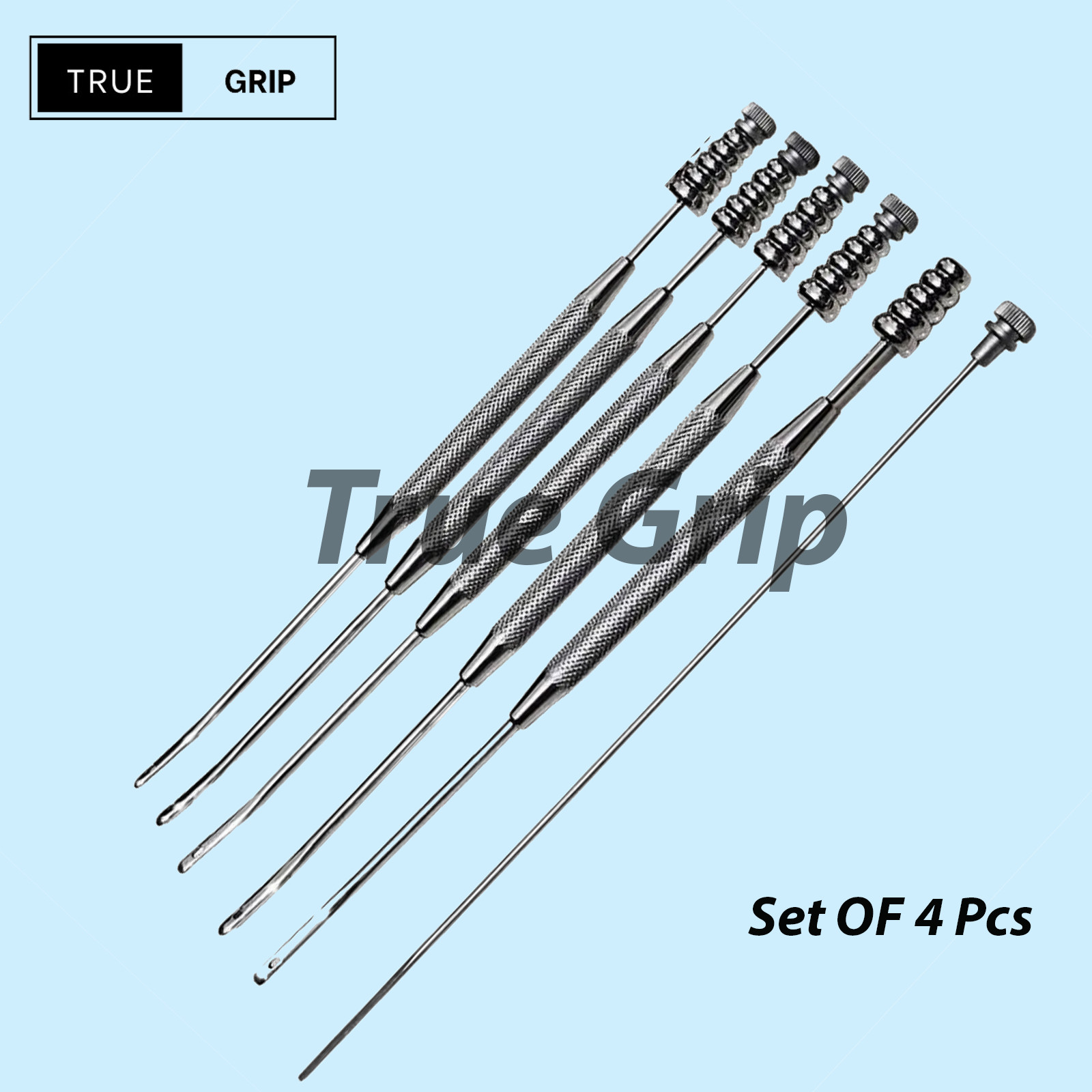 6 pcs Gromed Freer Septum Periosteal Elevator with Suction 19cm (7½”) surgical