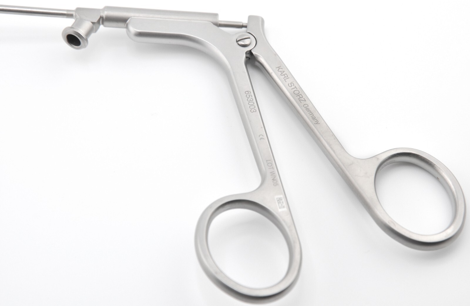 KARL STORZ 653003 HEUWIESER Antrum Grasping Forceps, Fixed Jaw Curved Left 90°