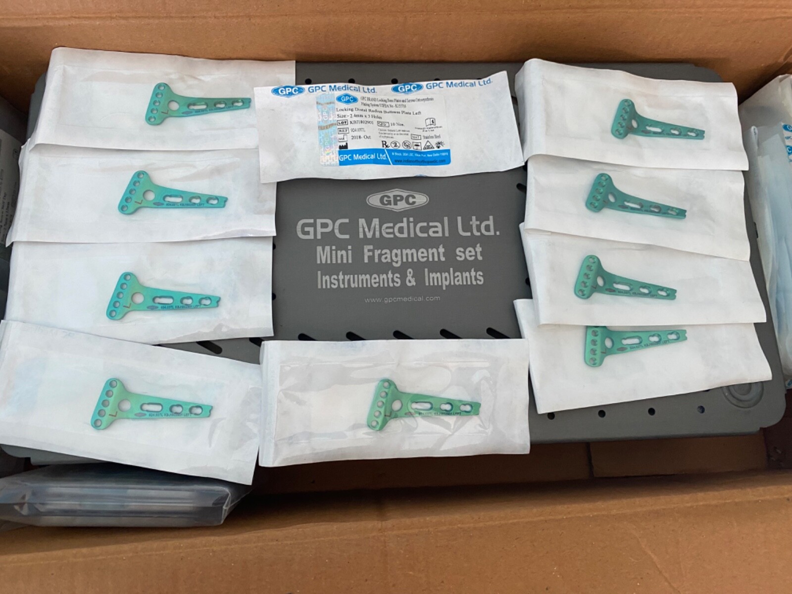 Titanium orthopedic implants instruments plates & screws