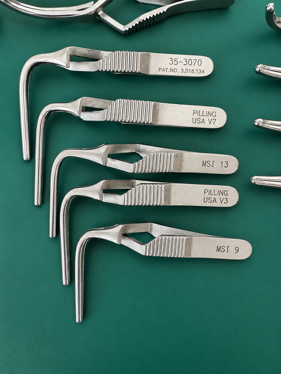 Lot of 20 Pilling Surgical Bulldog Clamp, DeBakey Jaw