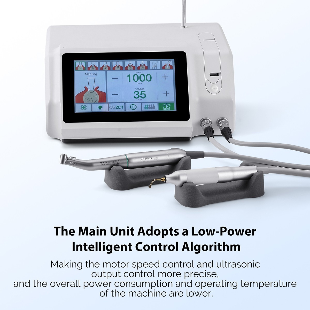 2-in-1 Device Dental Implant Ultrasonic Bone Cut Piezosurgery Unit Touchscreen