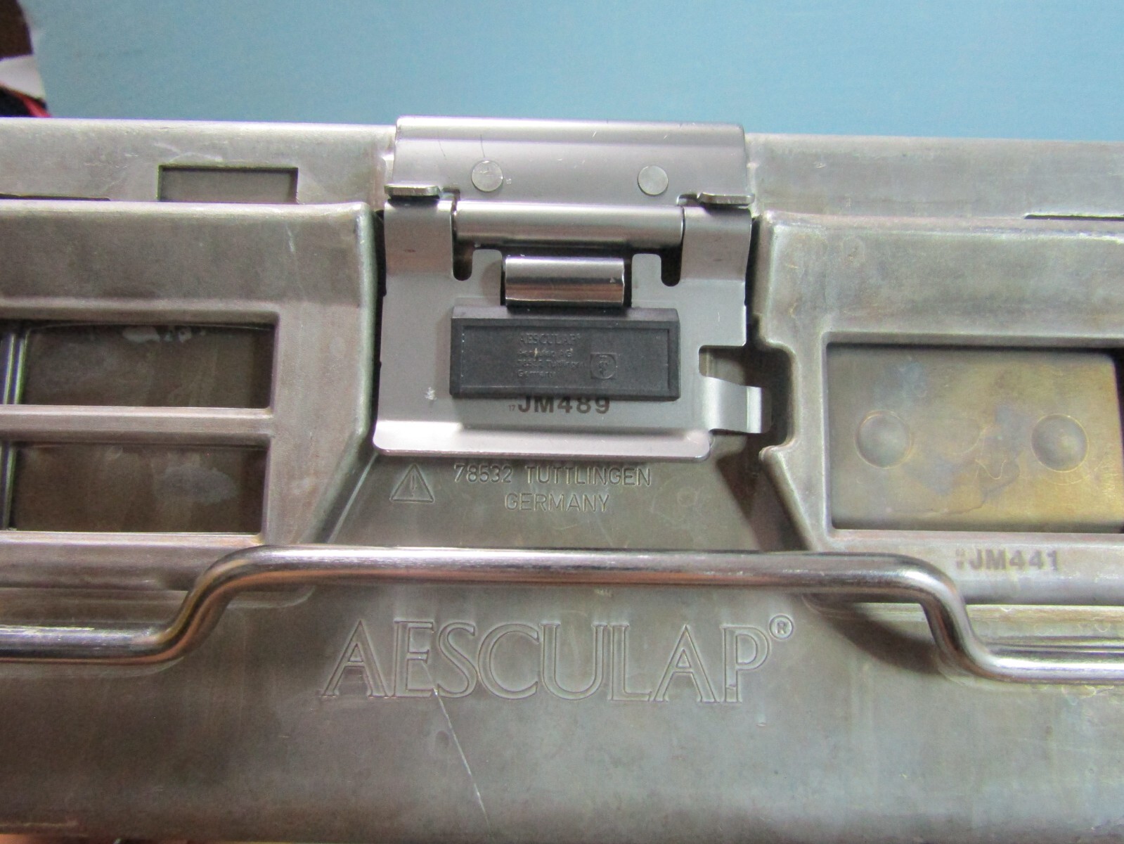AESCULAP JM489 JM441 MD 425 Sterilization Container Surgical Instrument Case