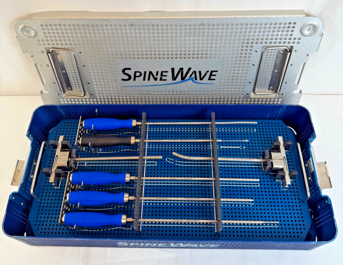 Spine Wave Exceed Graft Mag Instrument w/ Case Set Neurology Orthopedics