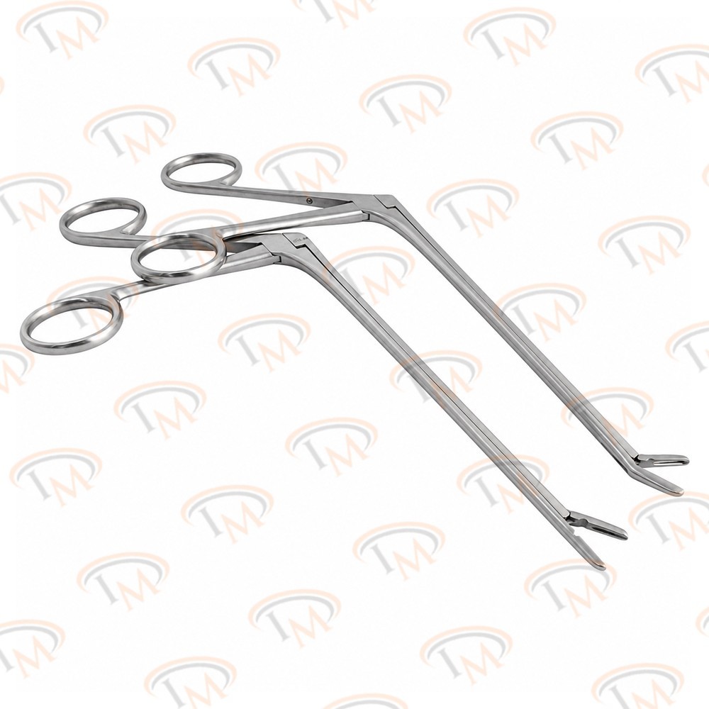 Cushing Disc Rongeur Bayonet Forceps Straight and Up 2,4 mm 6 PCs Set