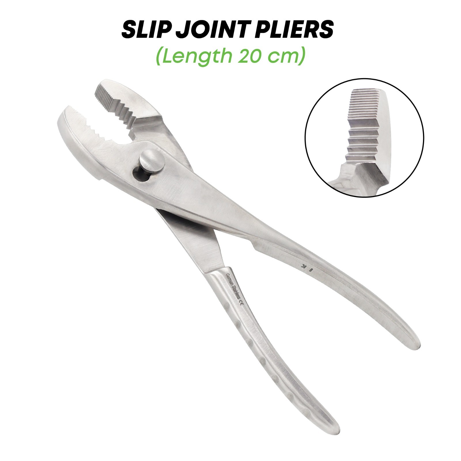 Slip Joint Pliers 20cm Stainless Steel Surgical Instruments German Grade