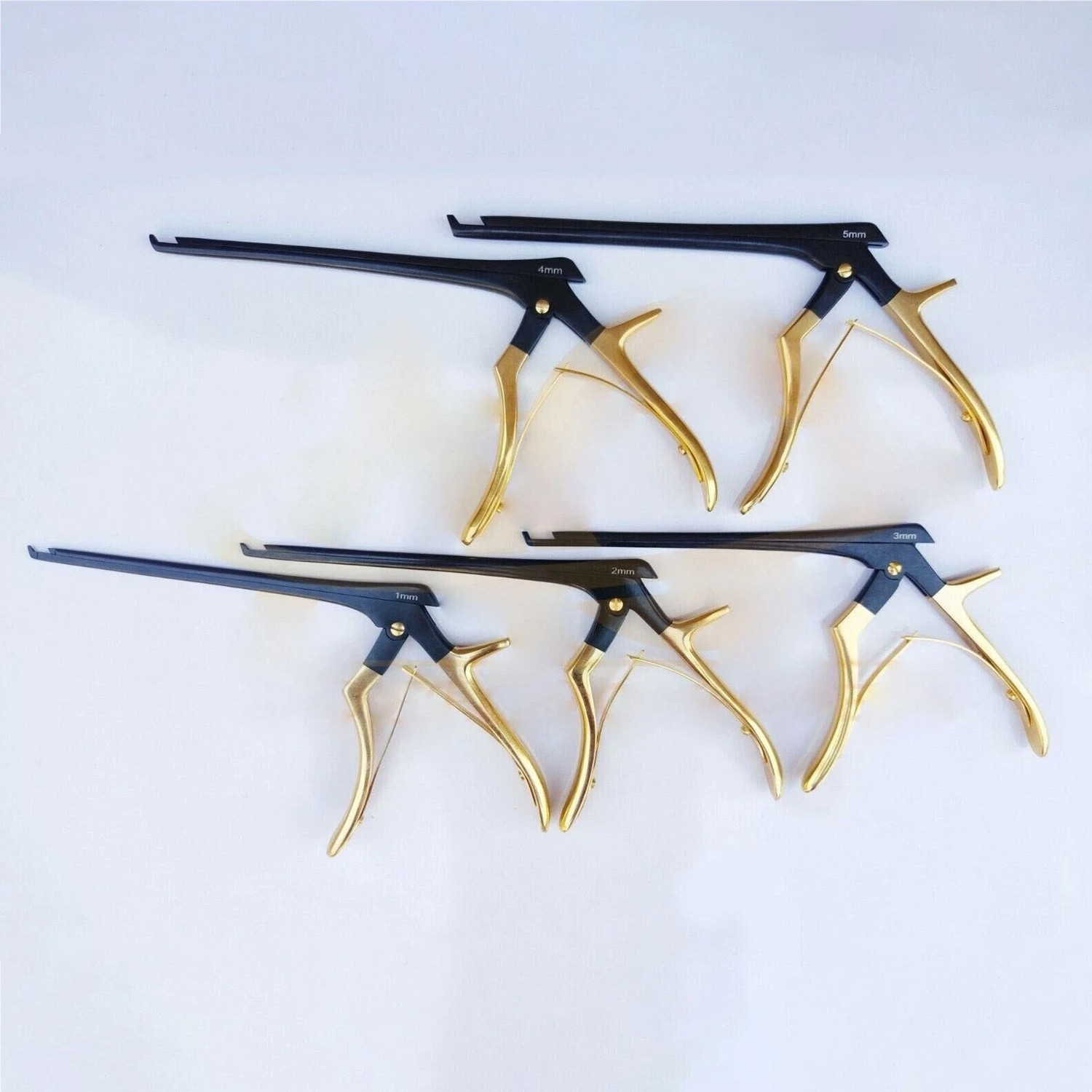 Kerrison Rongeurs set of 5 Pieces (1 to 5mm) Cervical Orthopedic