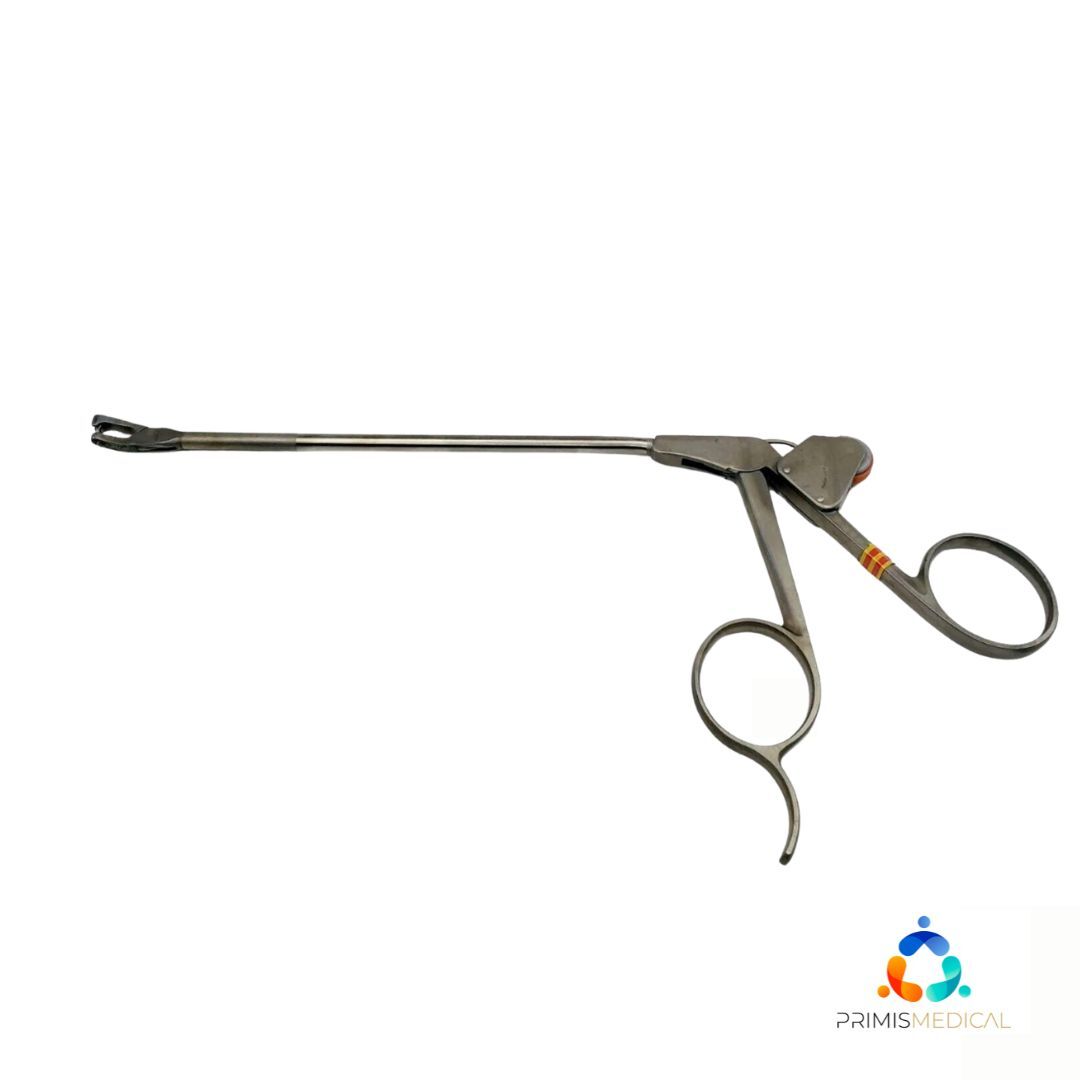 Linvatec 18.10011 Shutt 4mm Punch Curved Left Arthroscopy 9-1/8″