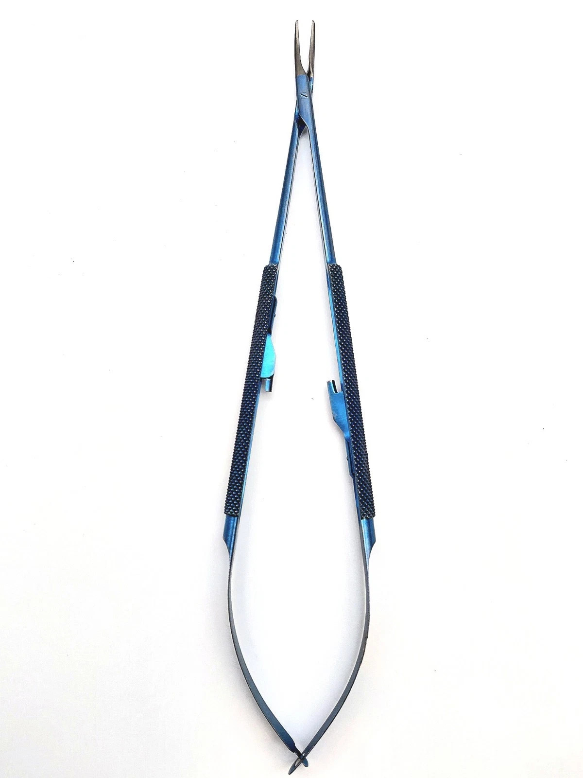 Scanlan 3003-184 Jacobson Micro Needle Holder Curved Diamond Dust Jaws 20cm