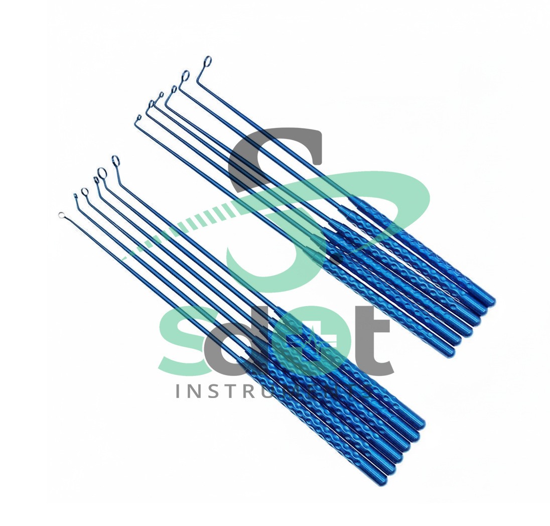 Hardy Pituitary Neuro Curettes Set Of 11 Surgical Instruments Transsphenoidal SD