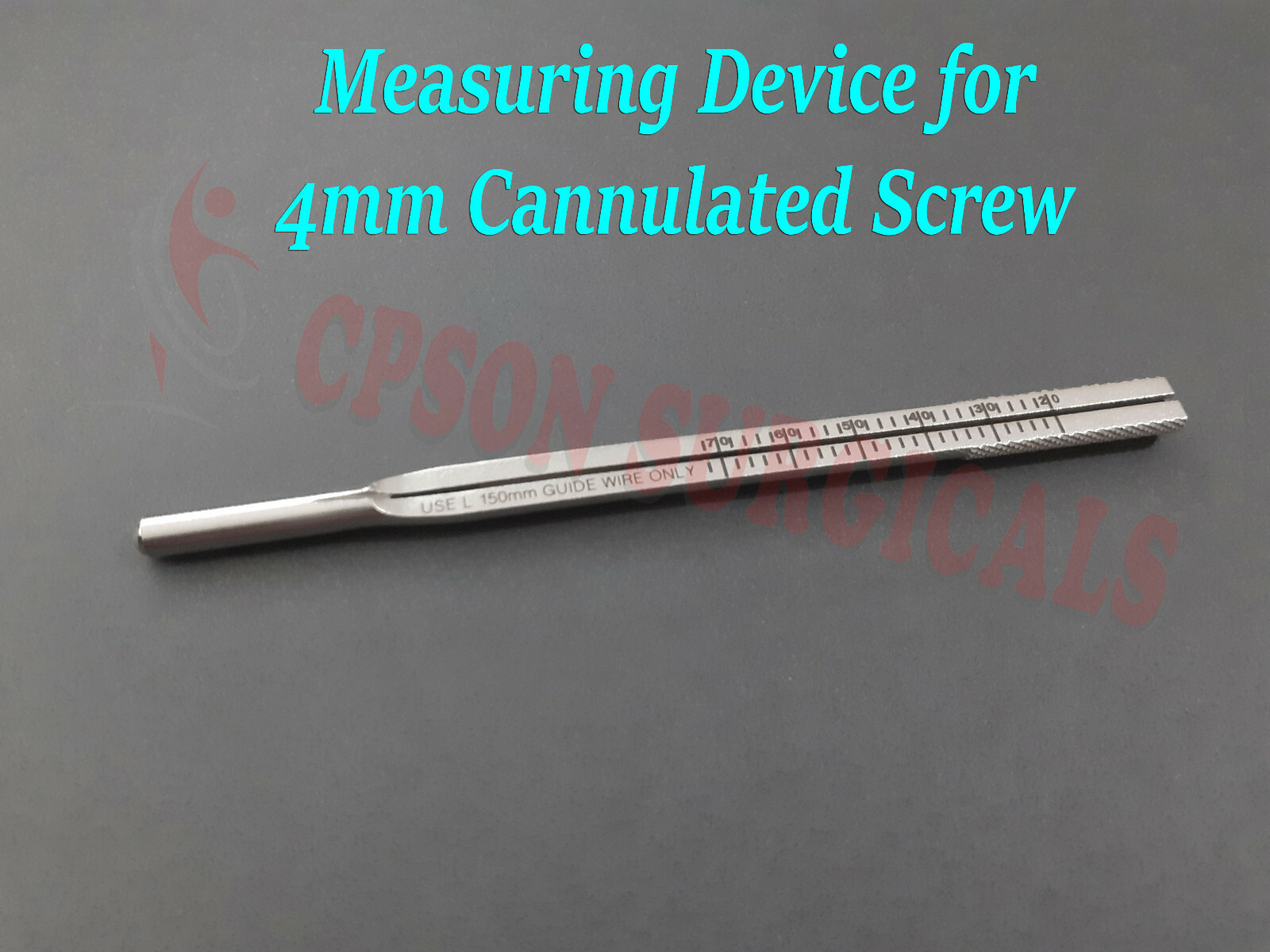 Veterinary Measuring Device for 4.0 mm Cannulated Screw SS