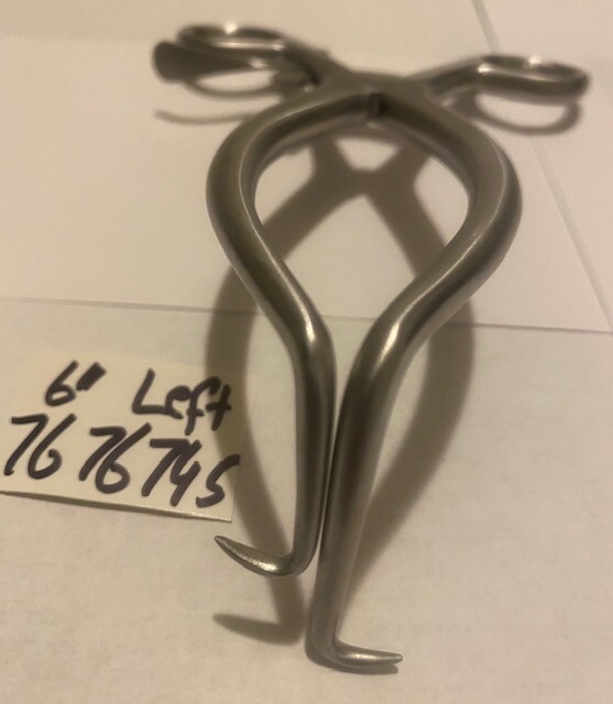 GELPI RETRACTOR OFF SET LEFT ARM 6″ ARM LENGTH 1″ X1-1/2″ 90 DEGREE ANGLED