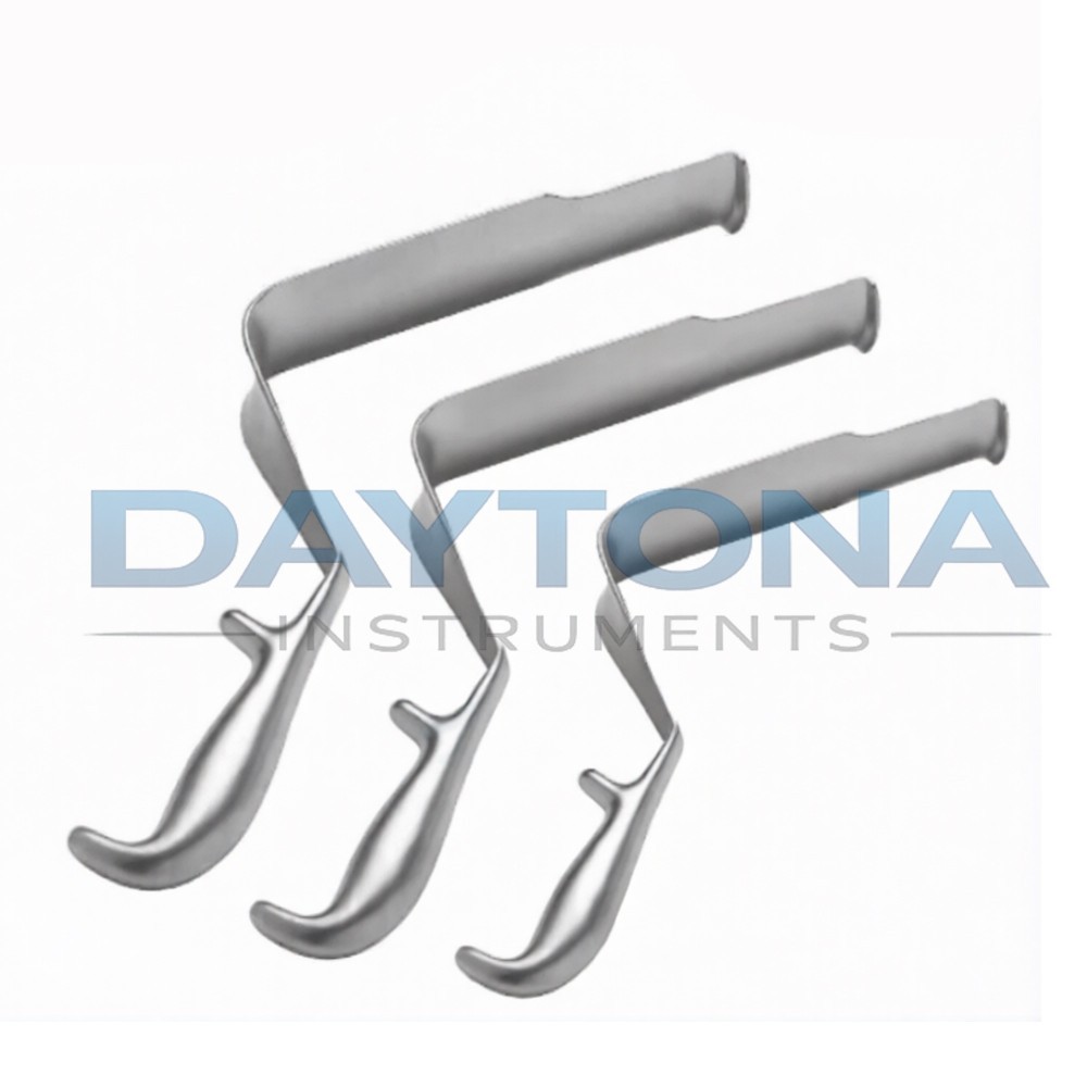 ST Mark Pelvis Retractor Deep Surgery Set Of 3Pcs Orthopedic Surgical Instrument
