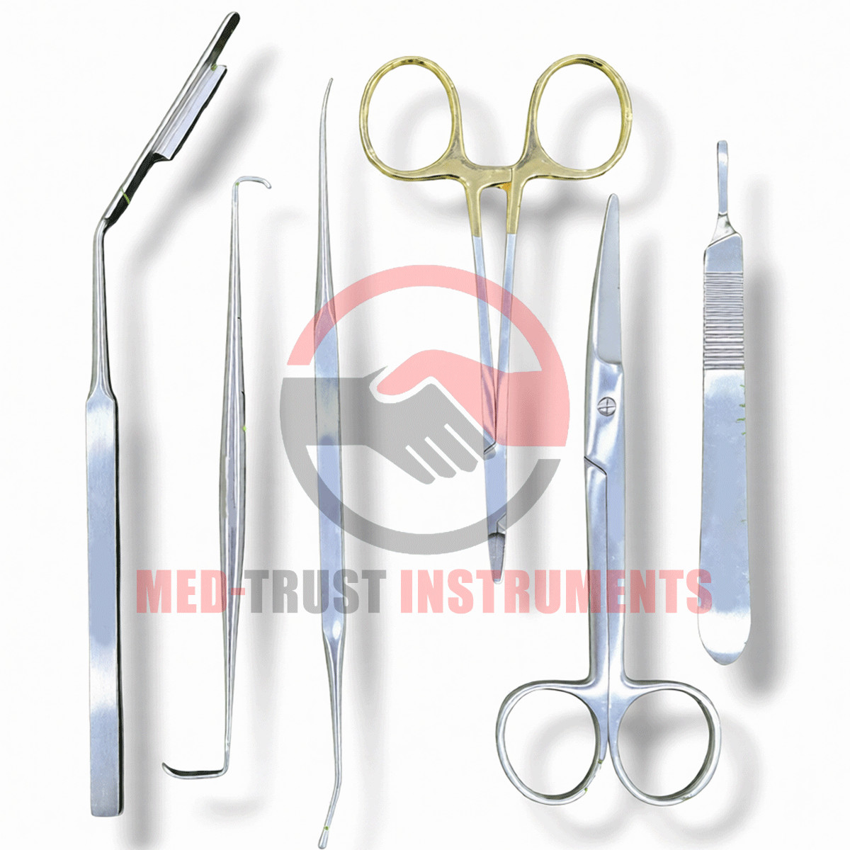 Basic Carpal Tunnel Syndrome Release Hand Palm Surgery Instrumentation Set of 6p
