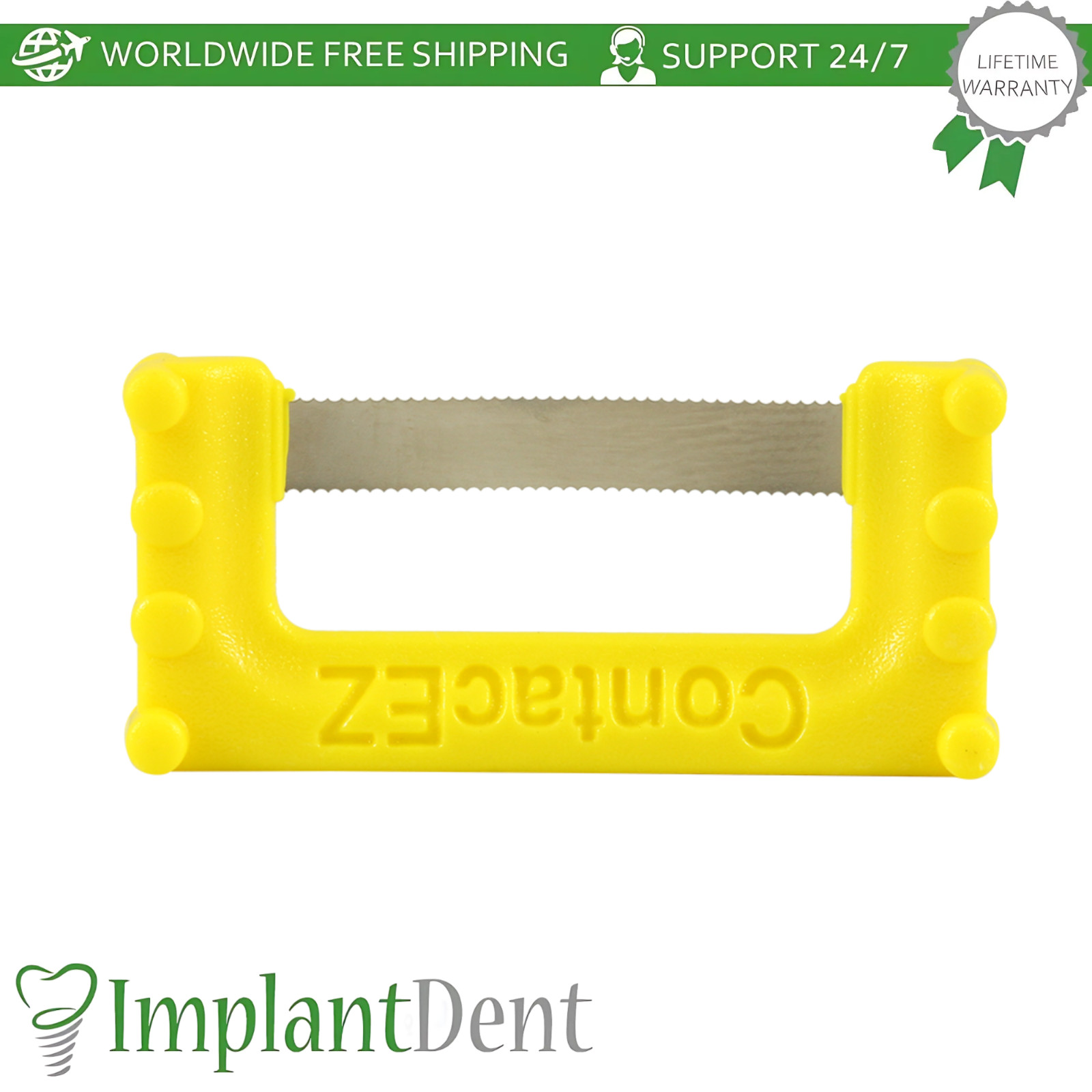 Dental IPR Strips Set Assorted Color Coded 8pcs InterproximaI Reduction Tool