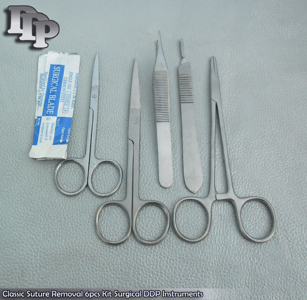 Classic Suture Removal 6pcs Kit Surgical Instruments