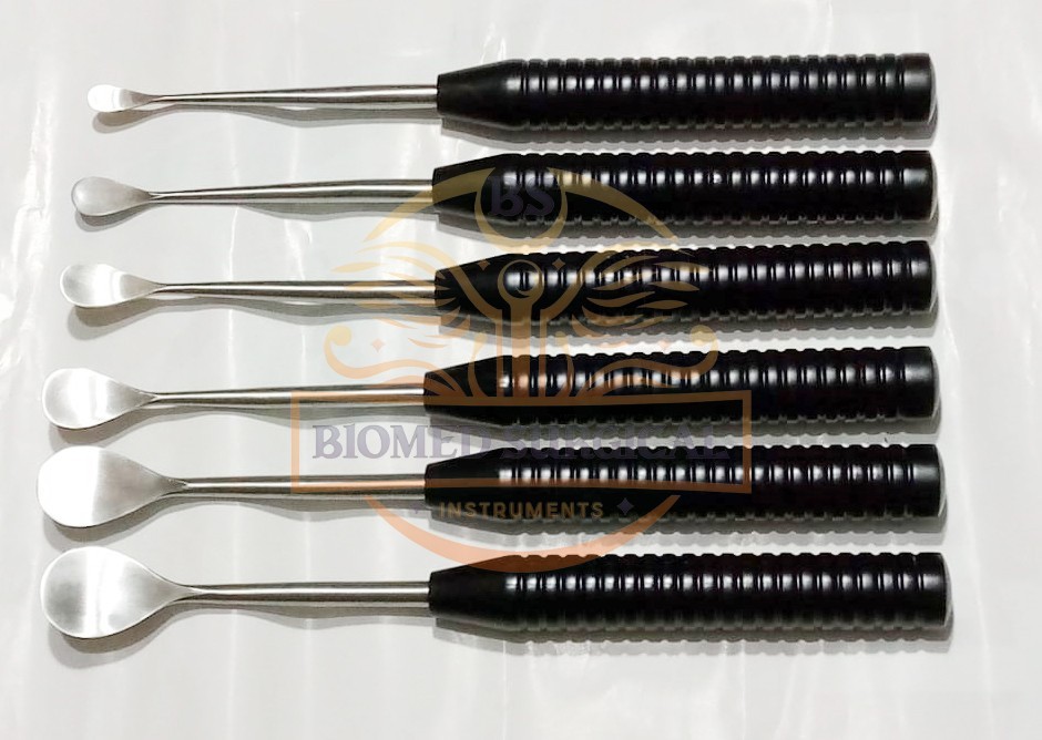 Cobb Elevator Set Spine Surgical orthopedic instruments set of 6 pcs black color