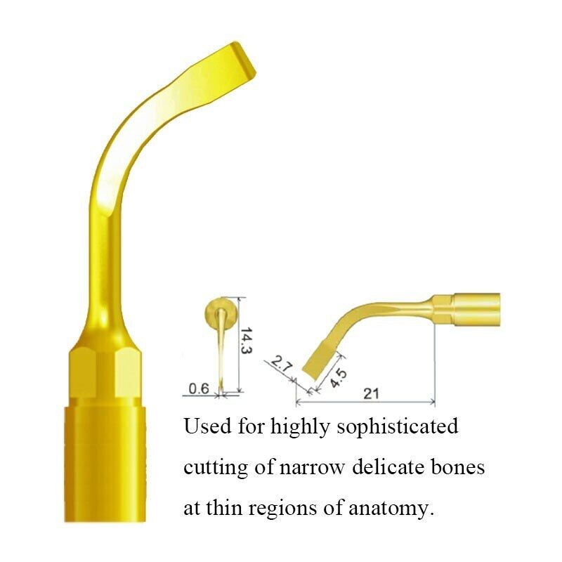 Woodpecker Dental Perio Bone Surgery Tips US3 1pc/pk US-II LED AI-SURGERY