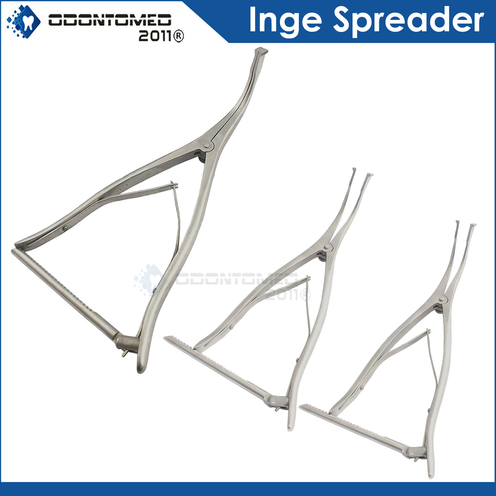 3 Pcs Inge Lamina Spreader (1 Piece 9.25″ 2 Pcs 6”) Neurosurgery Instruments