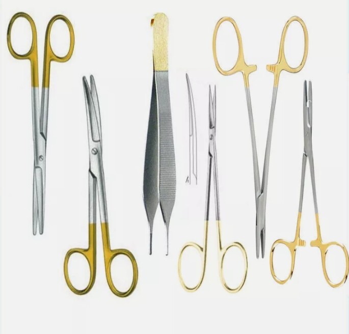 25 SURGICAL INSTRUMENTS WITH TUNGSTEN CARBIDE INSERTS