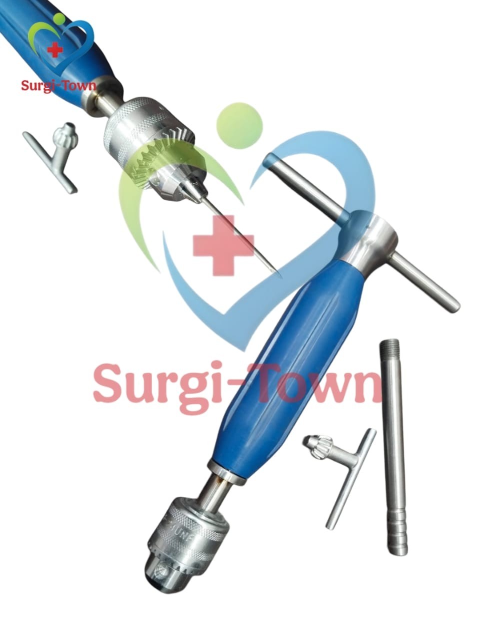 Orthopedic Hand Drill with chuck & key Orthopedic Veterinary Instruments