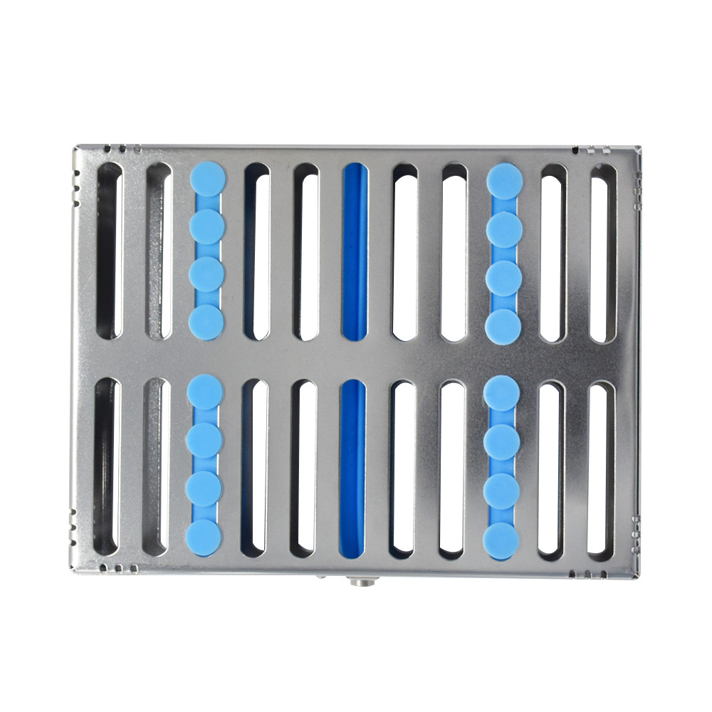 3 Pcs Dental Sterilization Cassette Rack Tray Case for 10 Surgical Instruments