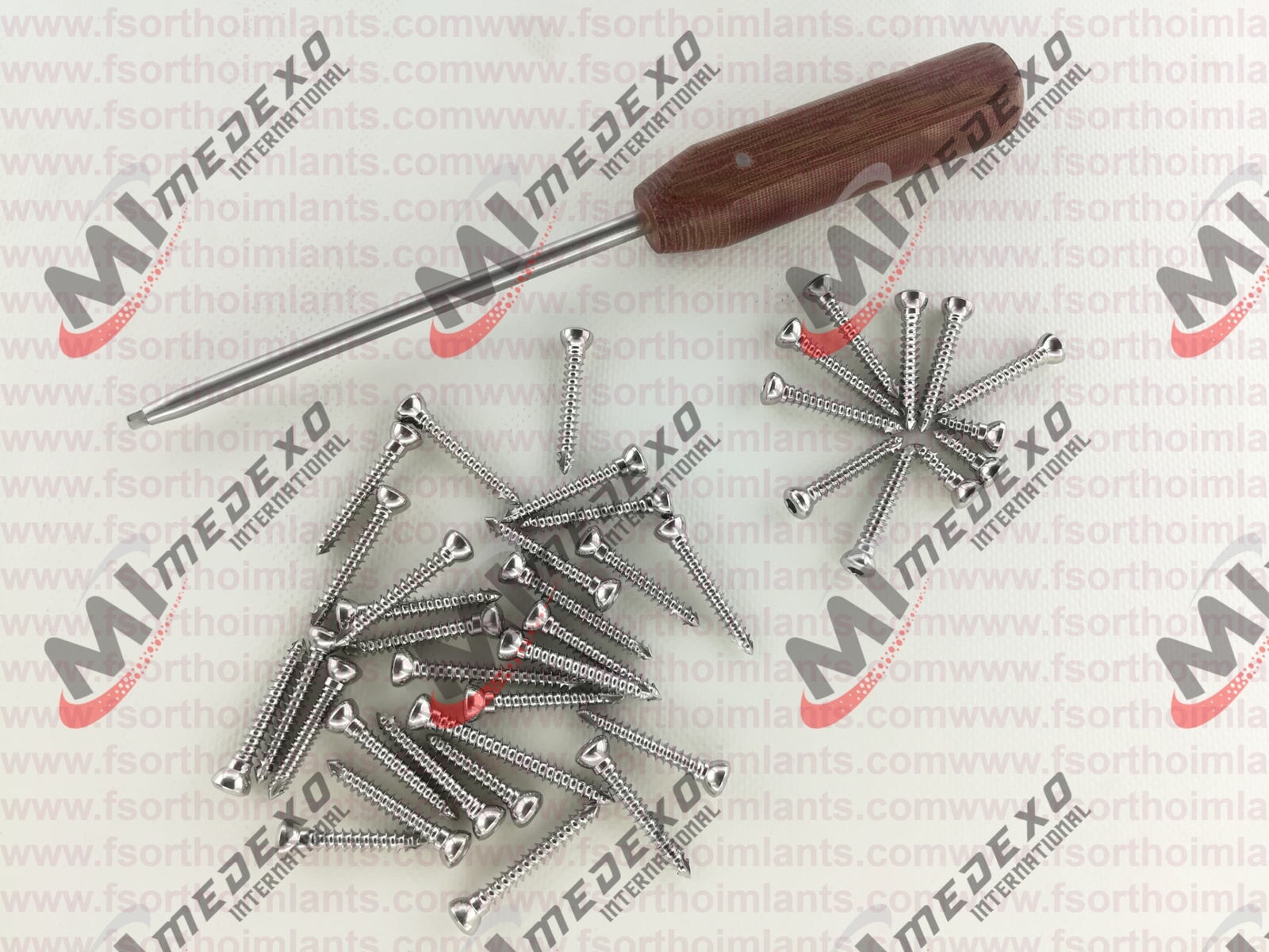 Corticäl Screws 4.5mm Self Tapping Stainless steel Set Of 200 PCS Orthopedics
