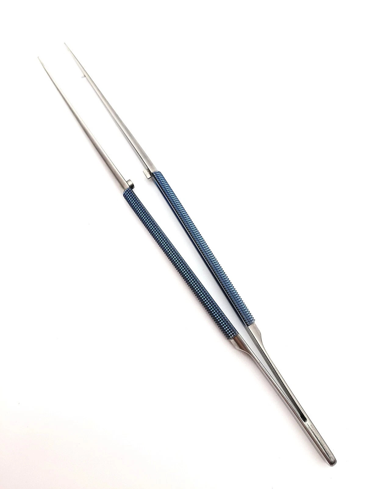 Scanlan 3003-784 Titanium Micro Forceps 1×2 Teeth Diamond Dust 9″ 23cm