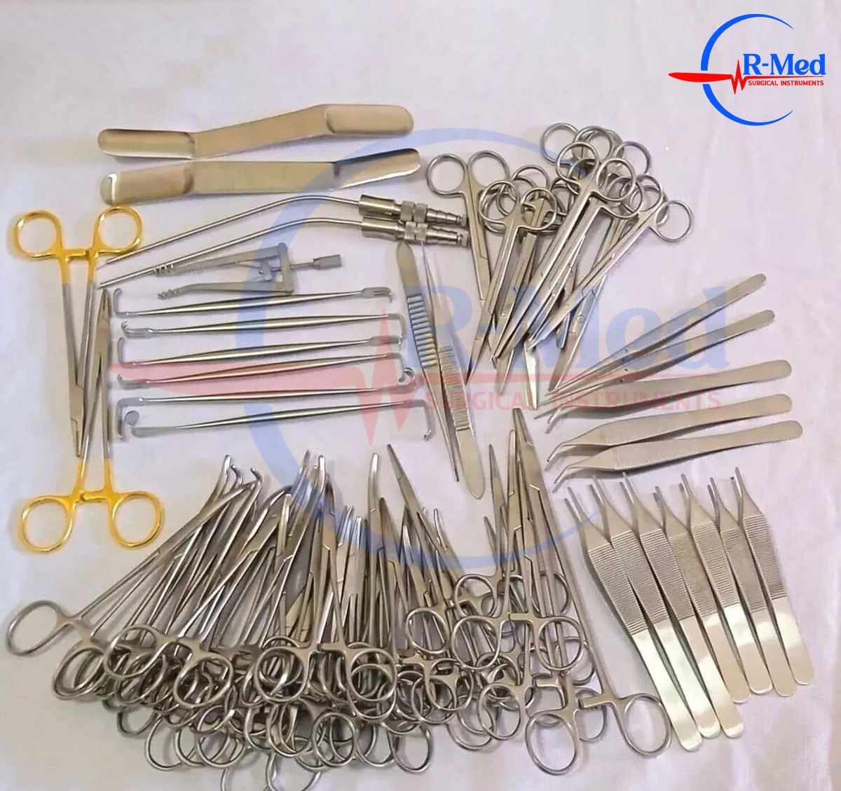 72 PCs Plastic Surgery Surgical Instruments Kit