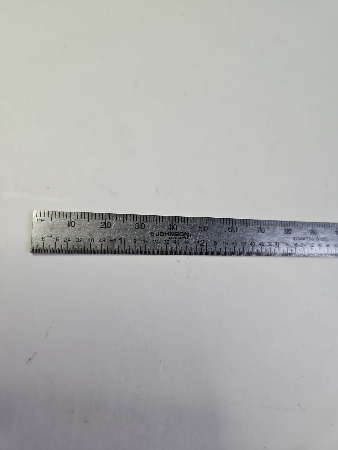 Johnson Level & Tool 7203 Stainless Ruler, 6″