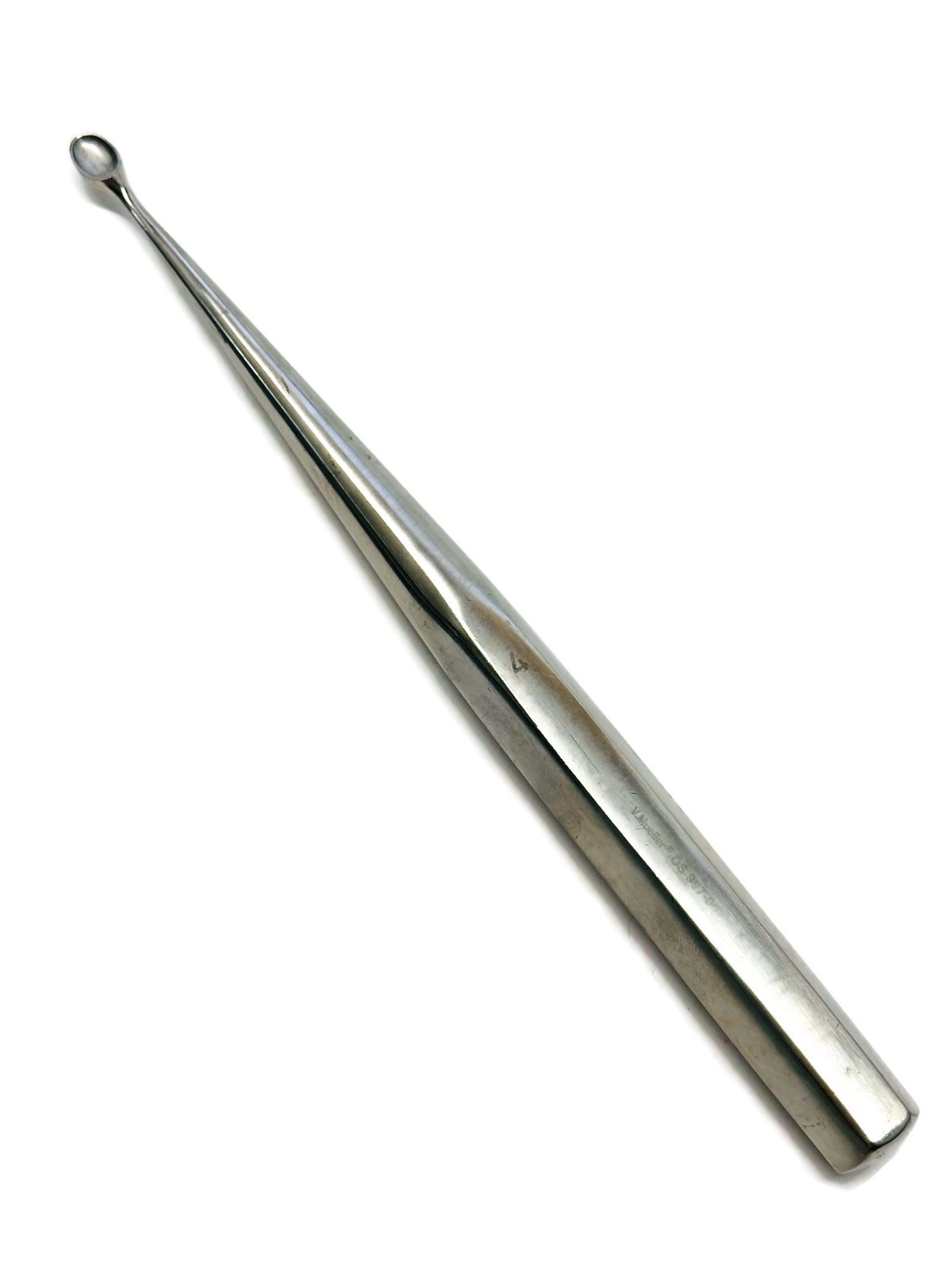 V. Mueller OS997-007 BRUNS Curette, Straight Size: 4, Cup: 8.4mm – 1/24