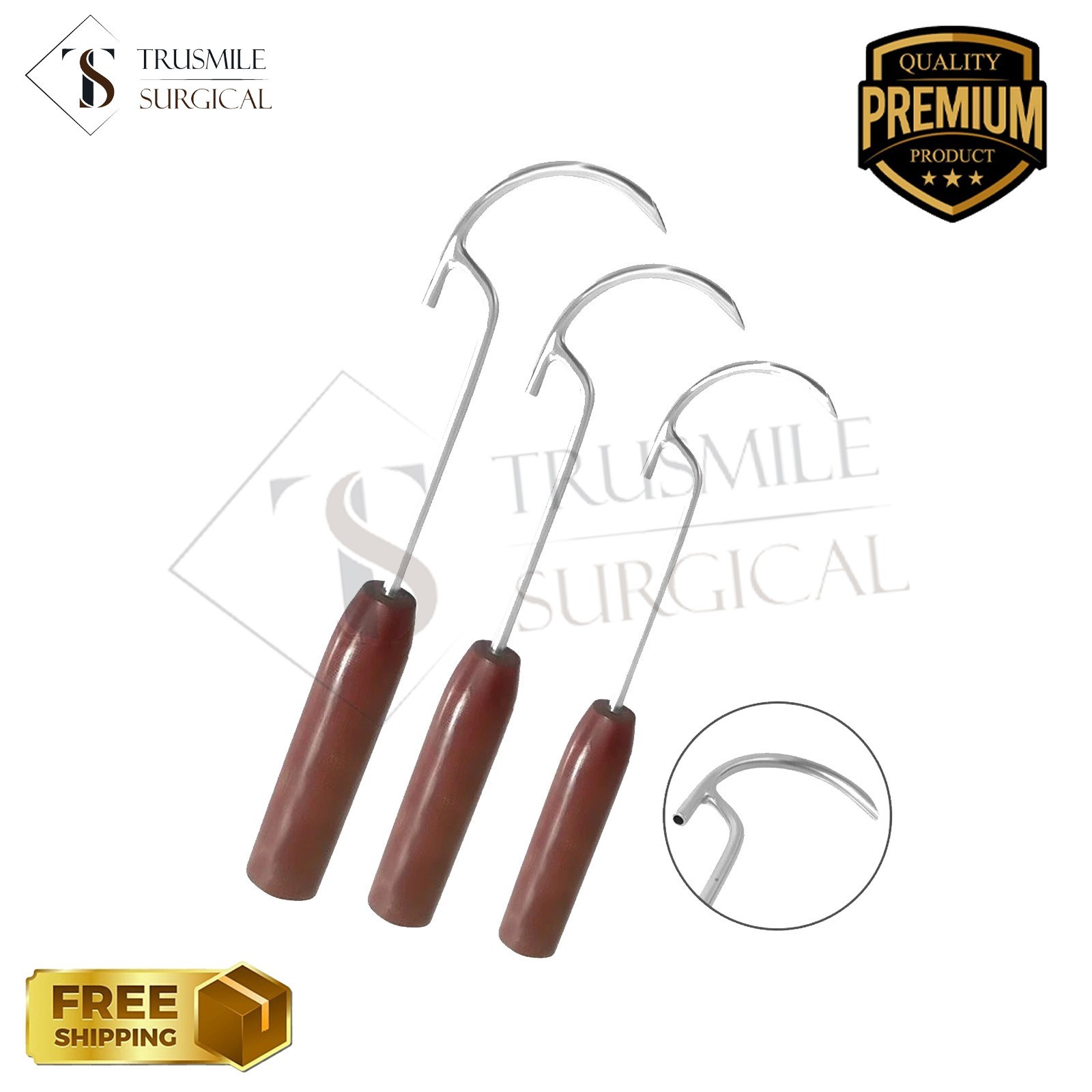 Wire Passer Small Medium Large Bone Drill Orthopedic Surgical Instrument By ZP