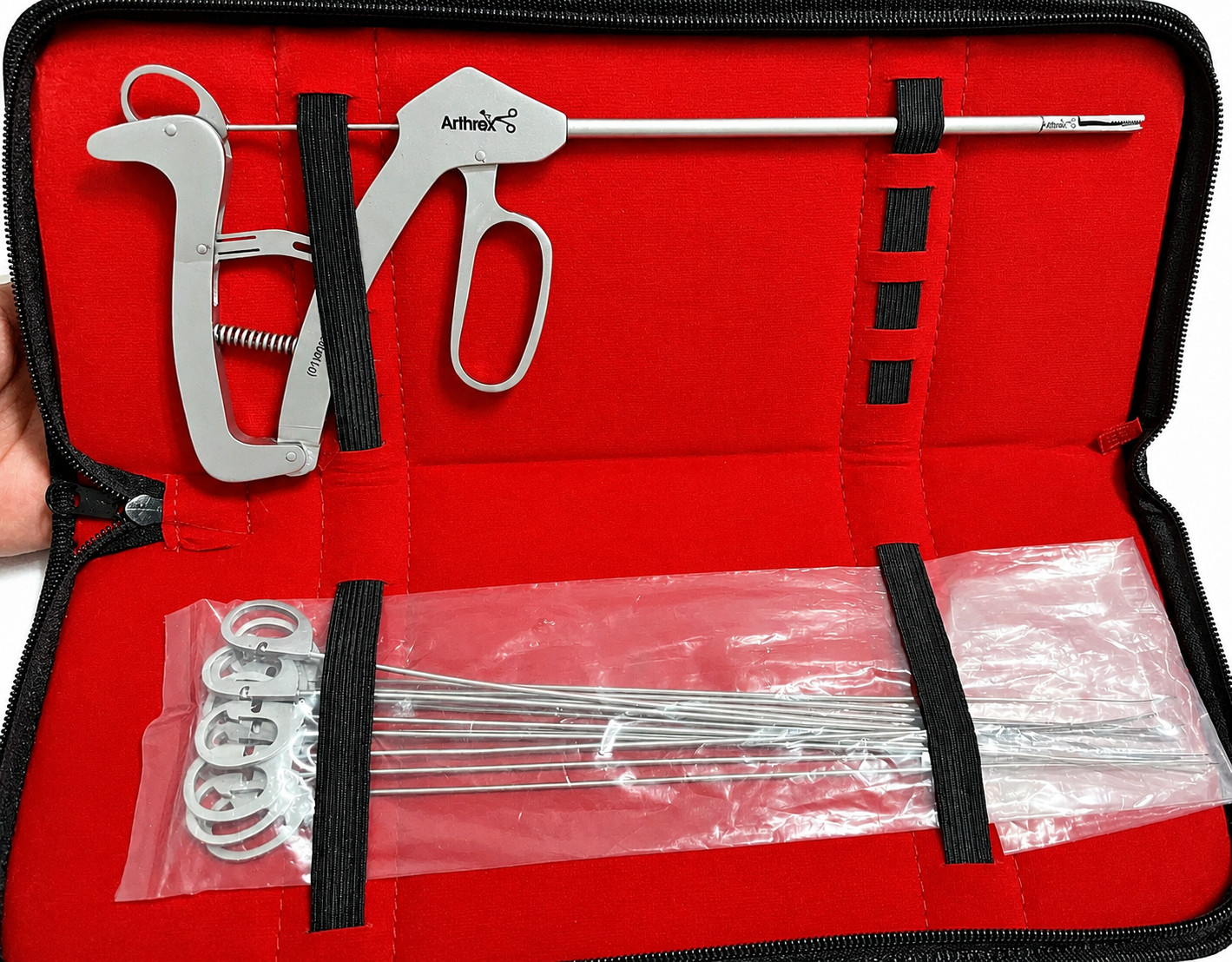 Arthrex AR-12990 knee scorpion suture passer with 6 needles arthroscopy surgical