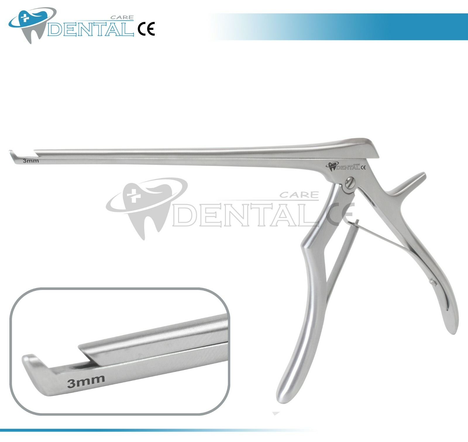 Kerrison Rongeur 3mm bite 45 degree UP 180 mm Veterinary orthopedics instrument